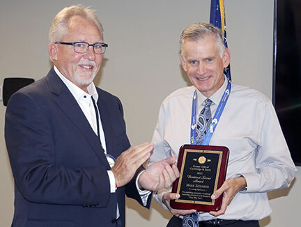 Ziebarth recognized during New Teachers Luncheon